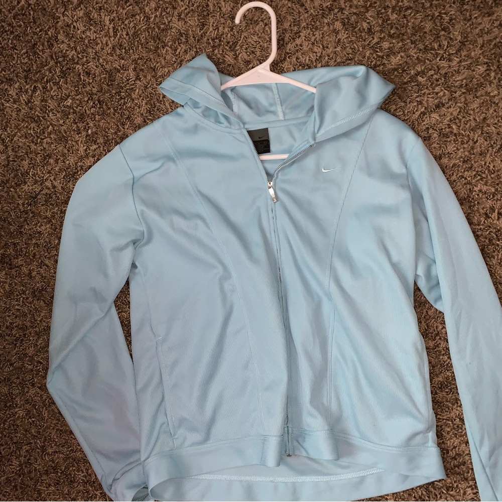Nike Light Blue Dry Fit Jacket